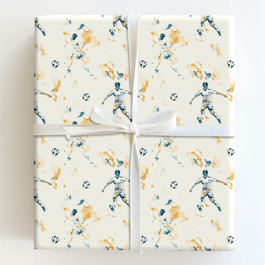 Glowing Offsides - Wrapping Paper - Aspen & Arlo