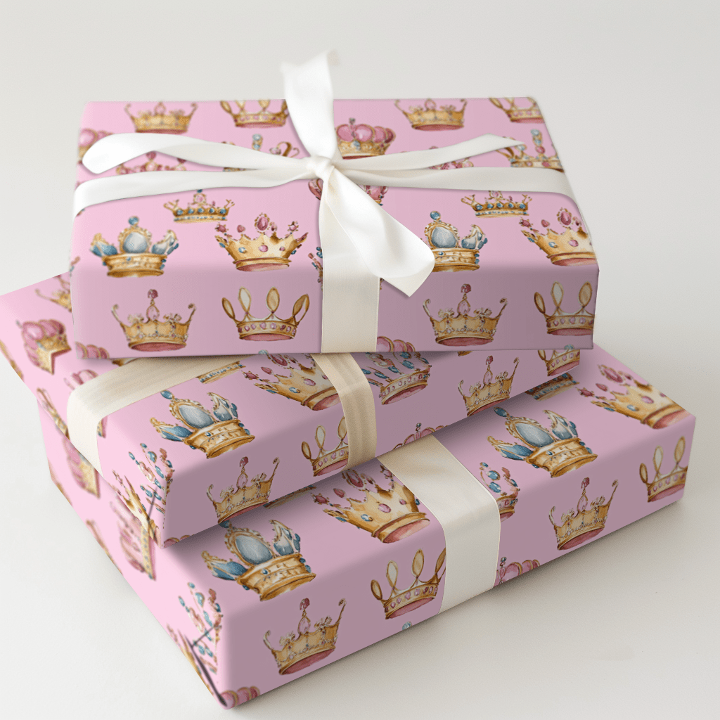 Elizabeth Crown - Wrapping Paper - Aspen & Arlo