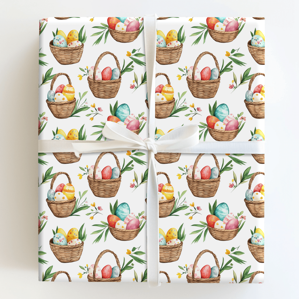 Bunny Basket - Wrapping Paper - Aspen &amp; Arlo