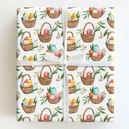 Bunny Basket - Wrapping Paper - Aspen &amp; Arlo