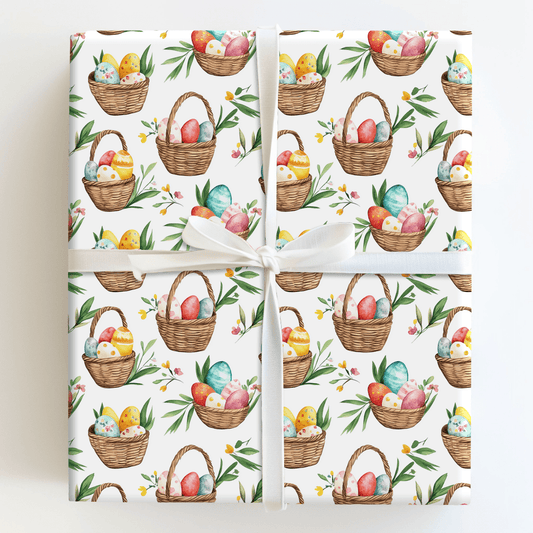 Bunny Basket - Wrapping Paper - Aspen &amp; Arlo