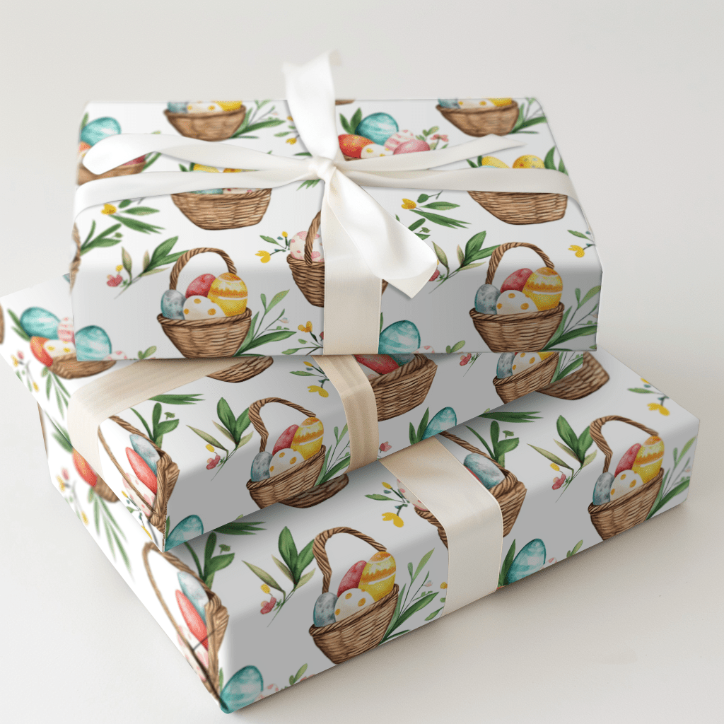 Bunny Basket - Wrapping Paper - Aspen &amp; Arlo