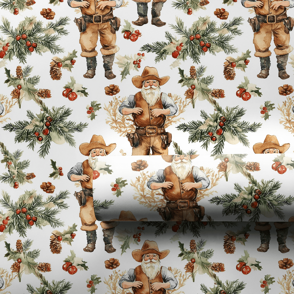 Jingle Spurs - Wrapping Paper - Aspen & Arlo