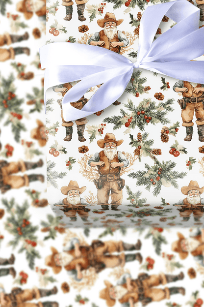 Jingle Spurs - Wrapping Paper - Aspen & Arlo