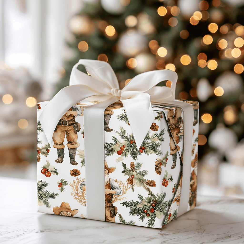 Jingle Spurs - Wrapping Paper - Aspen & Arlo