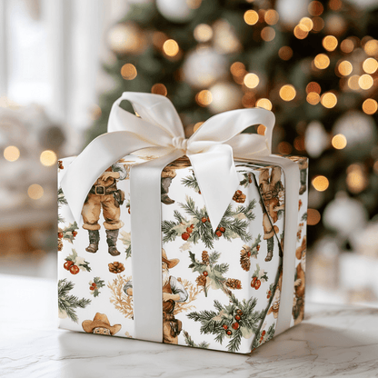 Jingle Spurs - Wrapping Paper - Aspen & Arlo