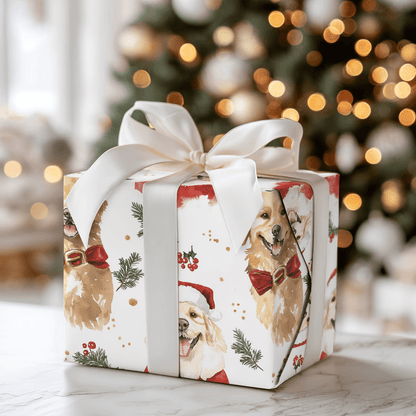 Retrieving Holiday Cheer - Wrapping Paper - Aspen & Arlo