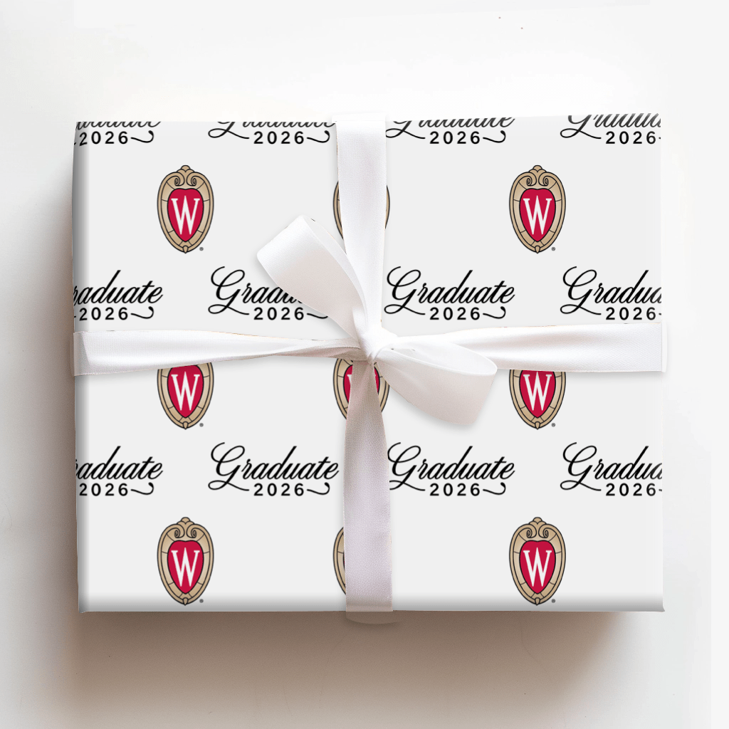 Honor & Red Graduate 2026 - Wrapping Paper - Aspen & Arlo