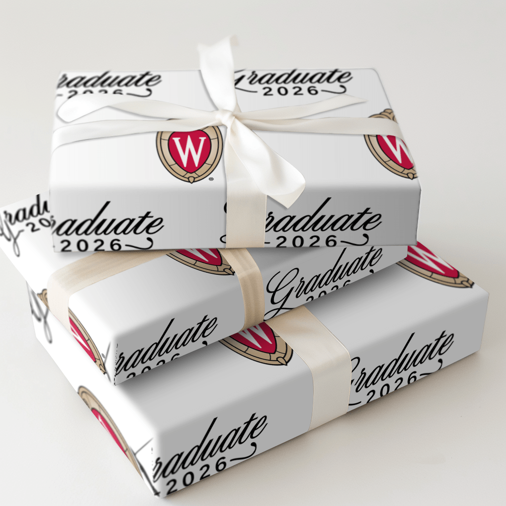 Honor & Red Graduate 2026 - Wrapping Paper - Aspen & Arlo