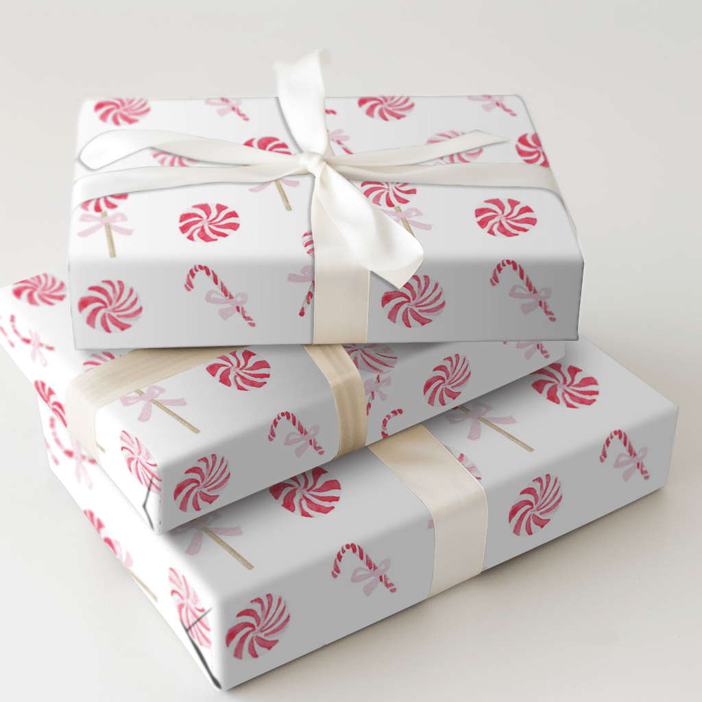 Peppermint Treats - Wrapping Paper - Aspen & Arlo