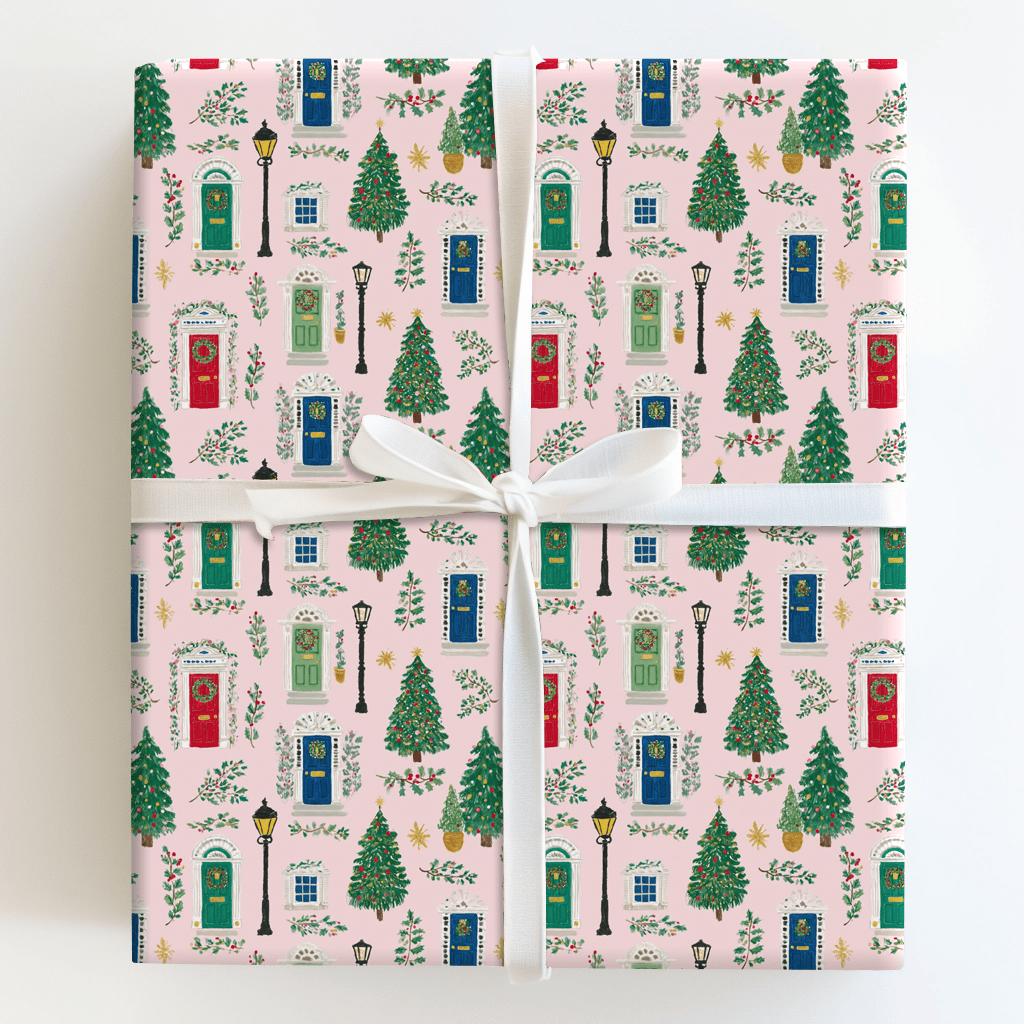 Christmas on the Block - Wrapping Paper - Aspen & Arlo