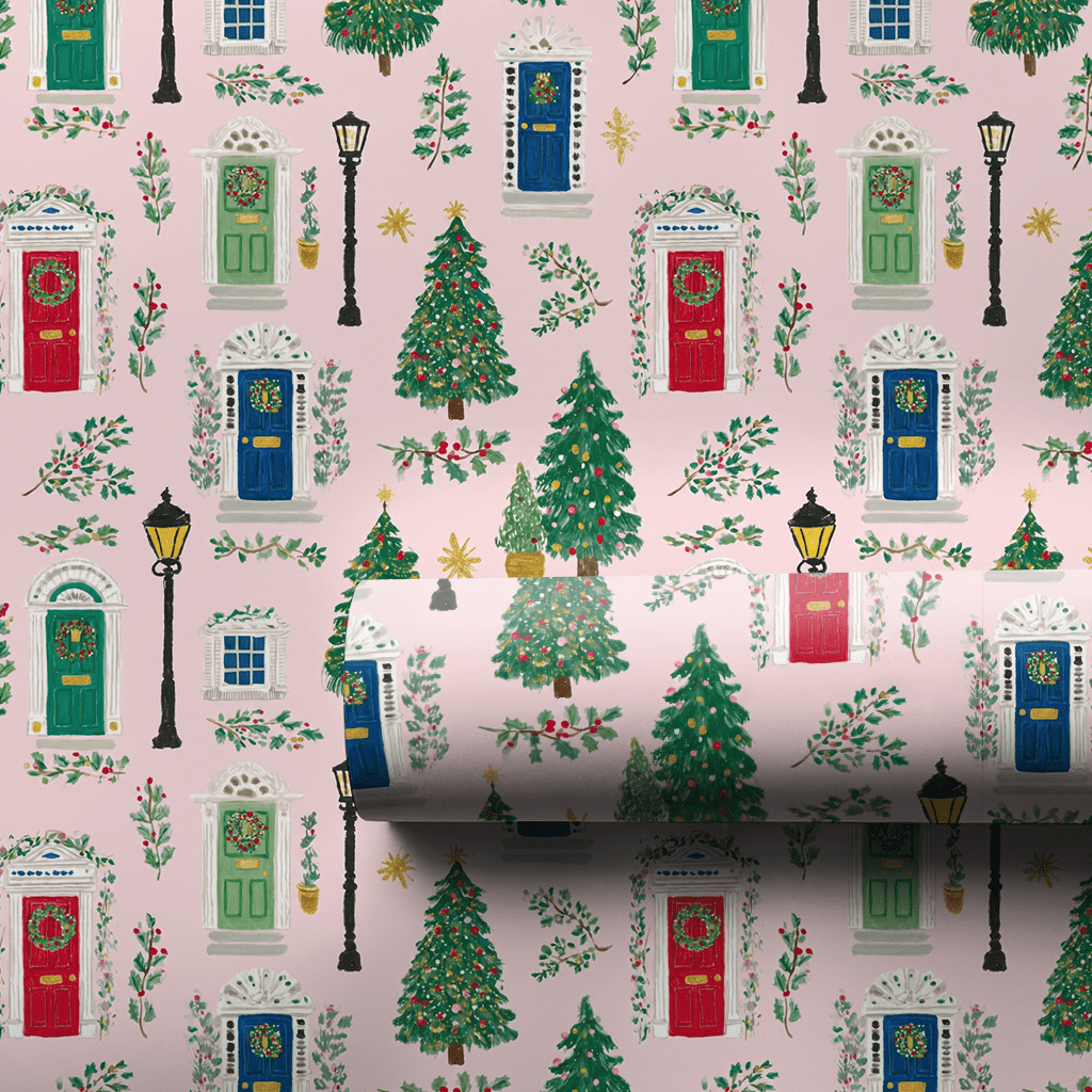 Christmas on the Block - Wrapping Paper - Aspen & Arlo