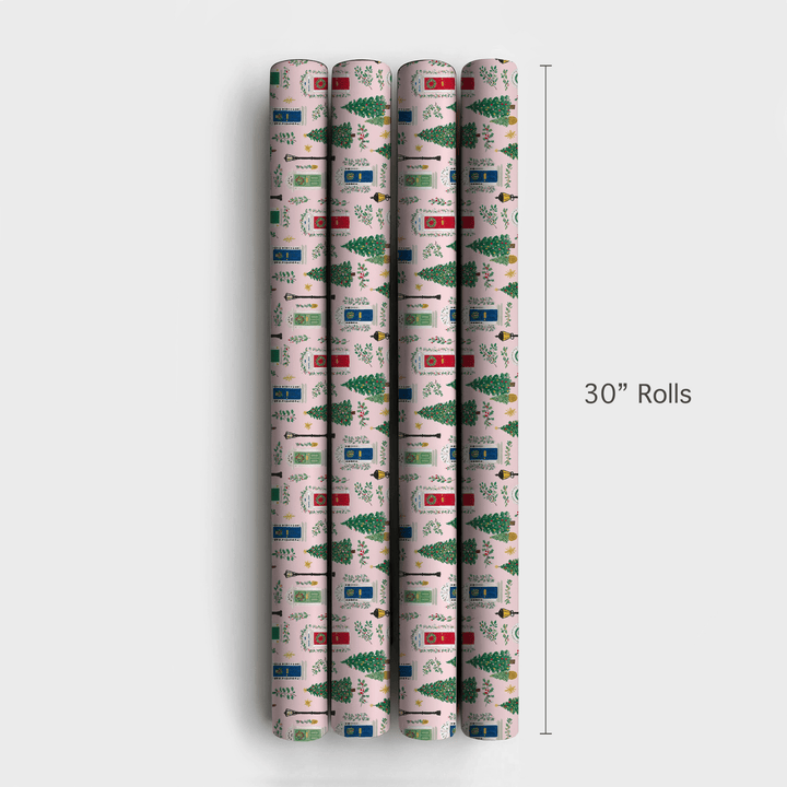 Christmas on the Block - Wrapping Paper - Aspen & Arlo