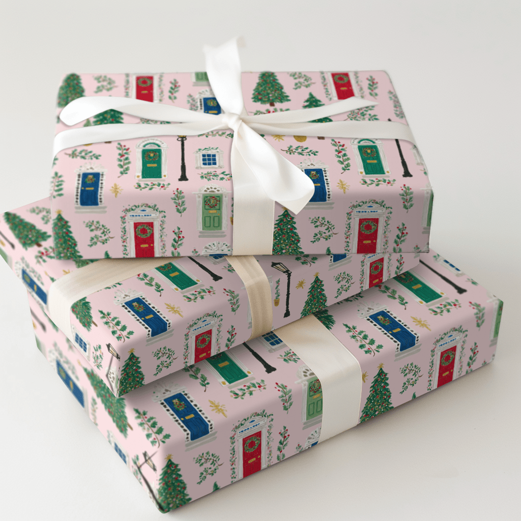Christmas on the Block - Wrapping Paper - Aspen & Arlo