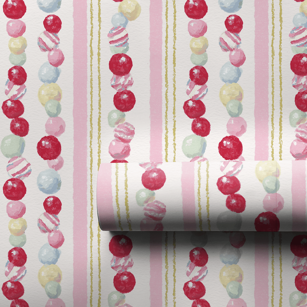 Sugar Stripe - Wrapping Paper - Aspen & Arlo