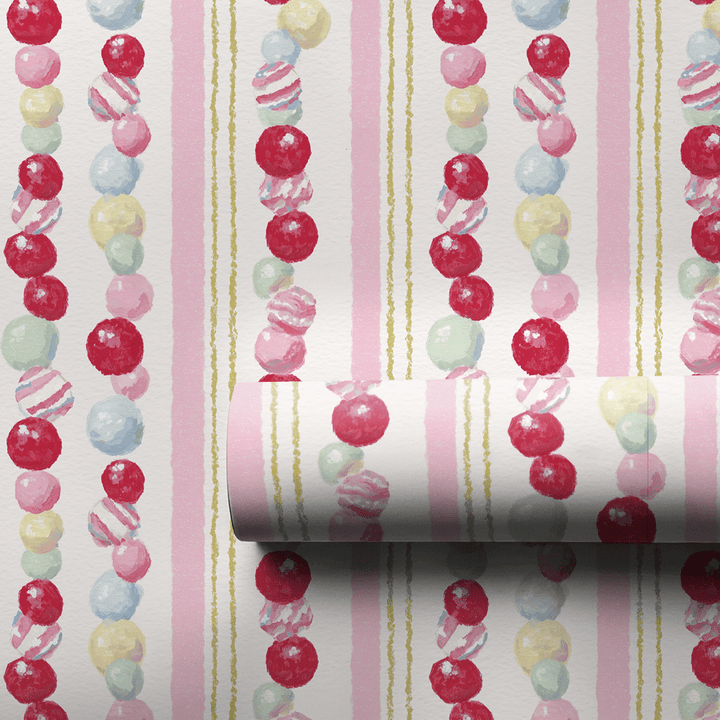 Sugar Stripe - Wrapping Paper - Aspen & Arlo