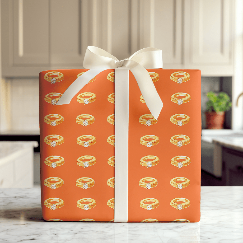 Clementine Be Mine - Wrapping Paper - Aspen & Arlo