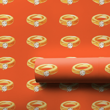 Clementine Be Mine - Wrapping Paper - Aspen & Arlo