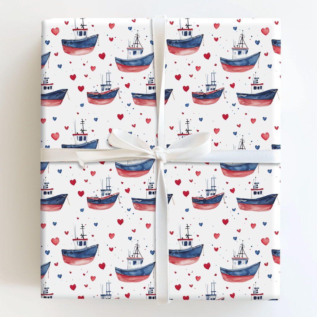 Hooked on Love - Wrapping Paper - Aspen & Arlo
