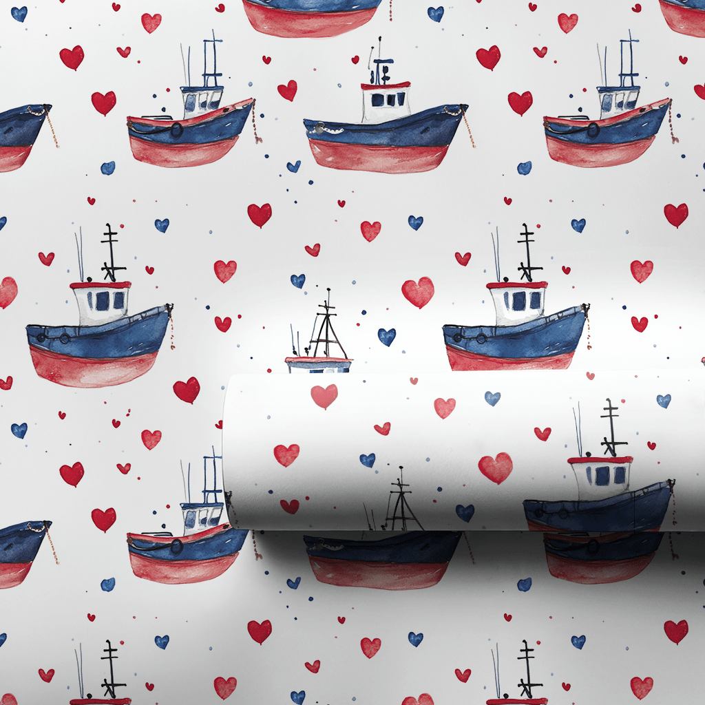 Hooked on Love - Wrapping Paper - Aspen & Arlo