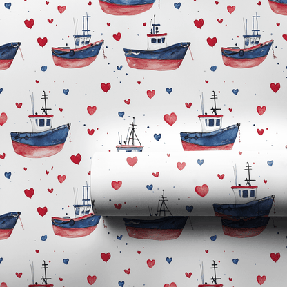Hooked on Love - Wrapping Paper - Aspen & Arlo