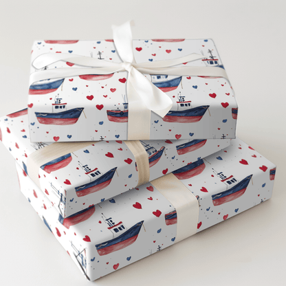 Hooked on Love - Wrapping Paper - Aspen & Arlo
