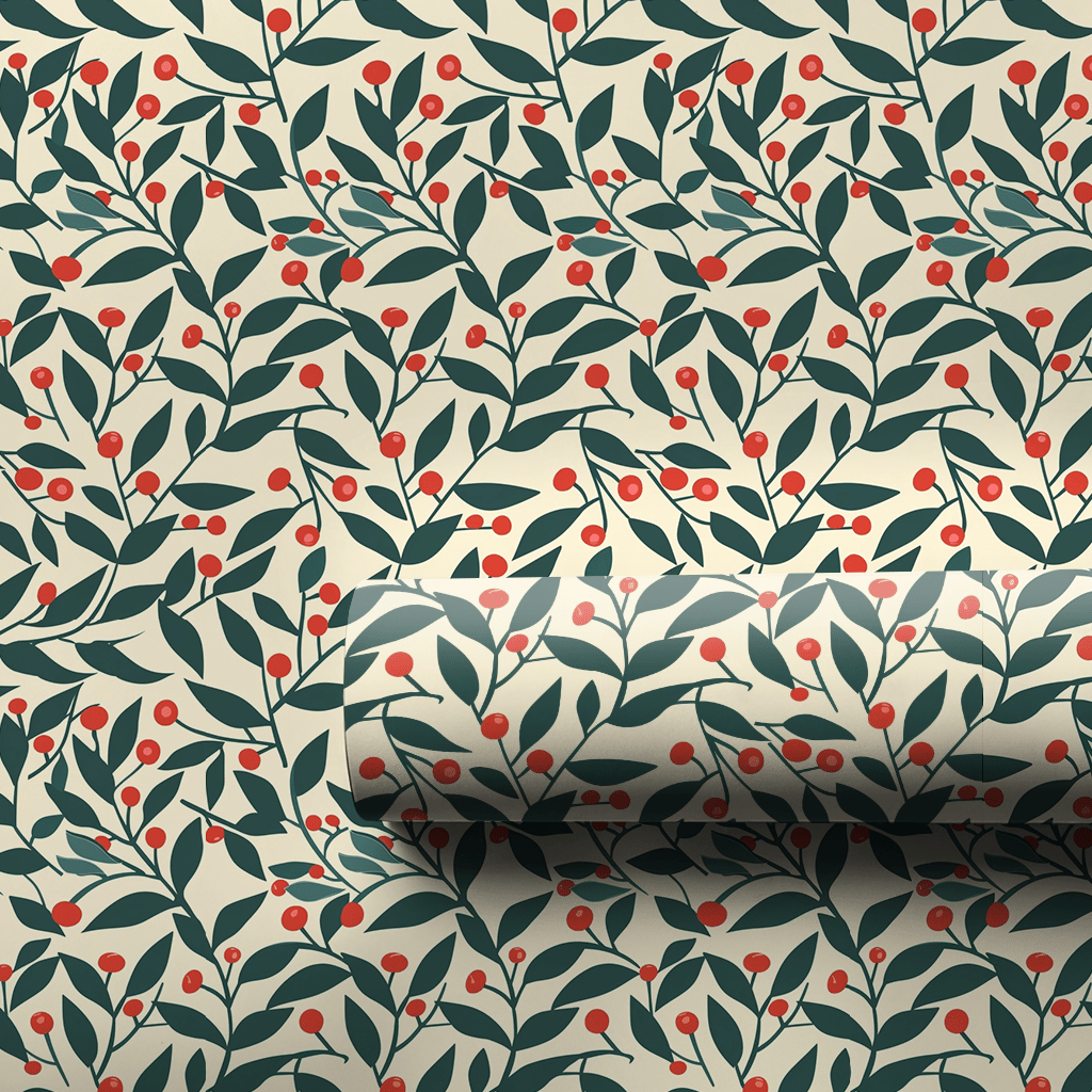 Berry Blossom - Wrapping Paper - Aspen & Arlo