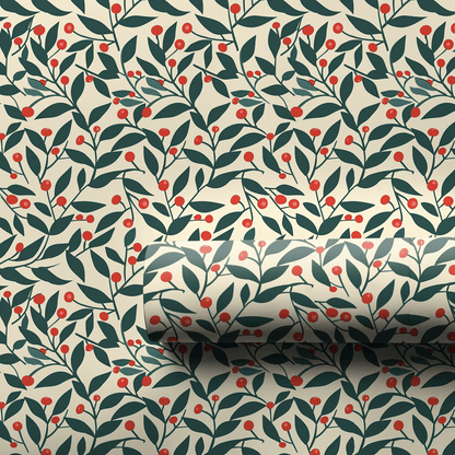 Berry Blossom - Wrapping Paper - Aspen & Arlo