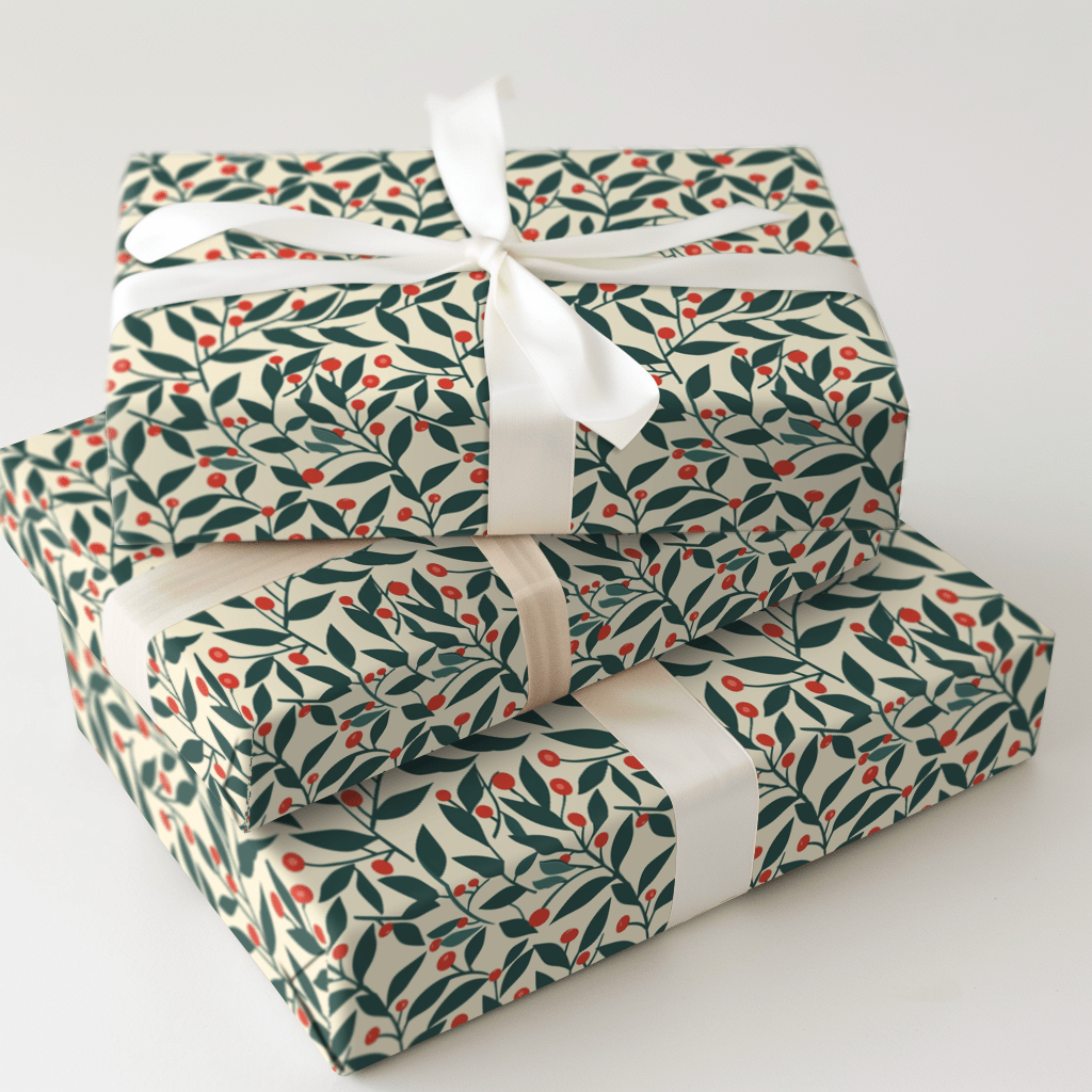 Berry Blossom - Wrapping Paper - Aspen & Arlo