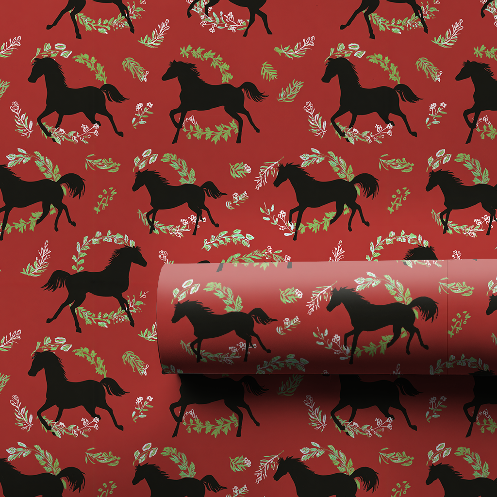 Silhouette Horse Trot