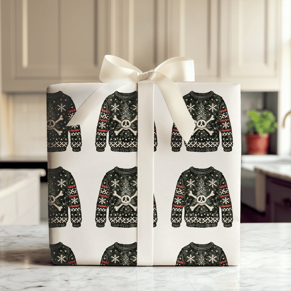 Frightmas Sweater - Wrapping Paper - Aspen & Arlo