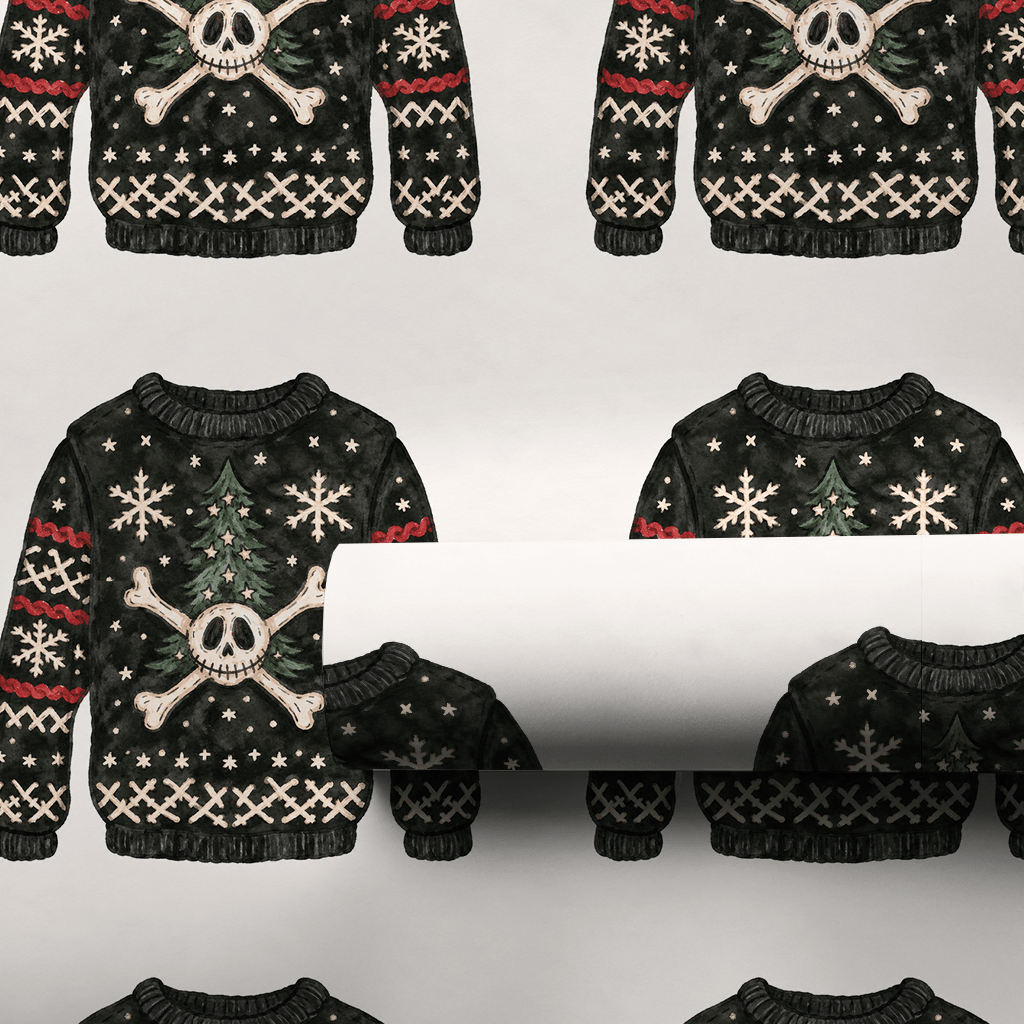 Frightmas Sweater - Wrapping Paper - Aspen & Arlo