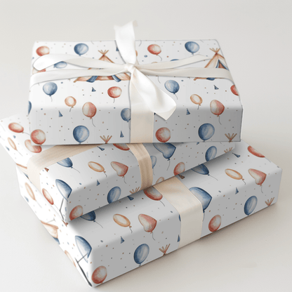 Camp Balloon - Wrapping Paper - Aspen & Arlo