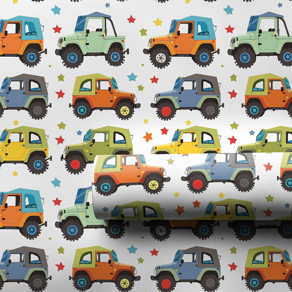 Jeepster - Wrapping Paper - Aspen & Arlo
