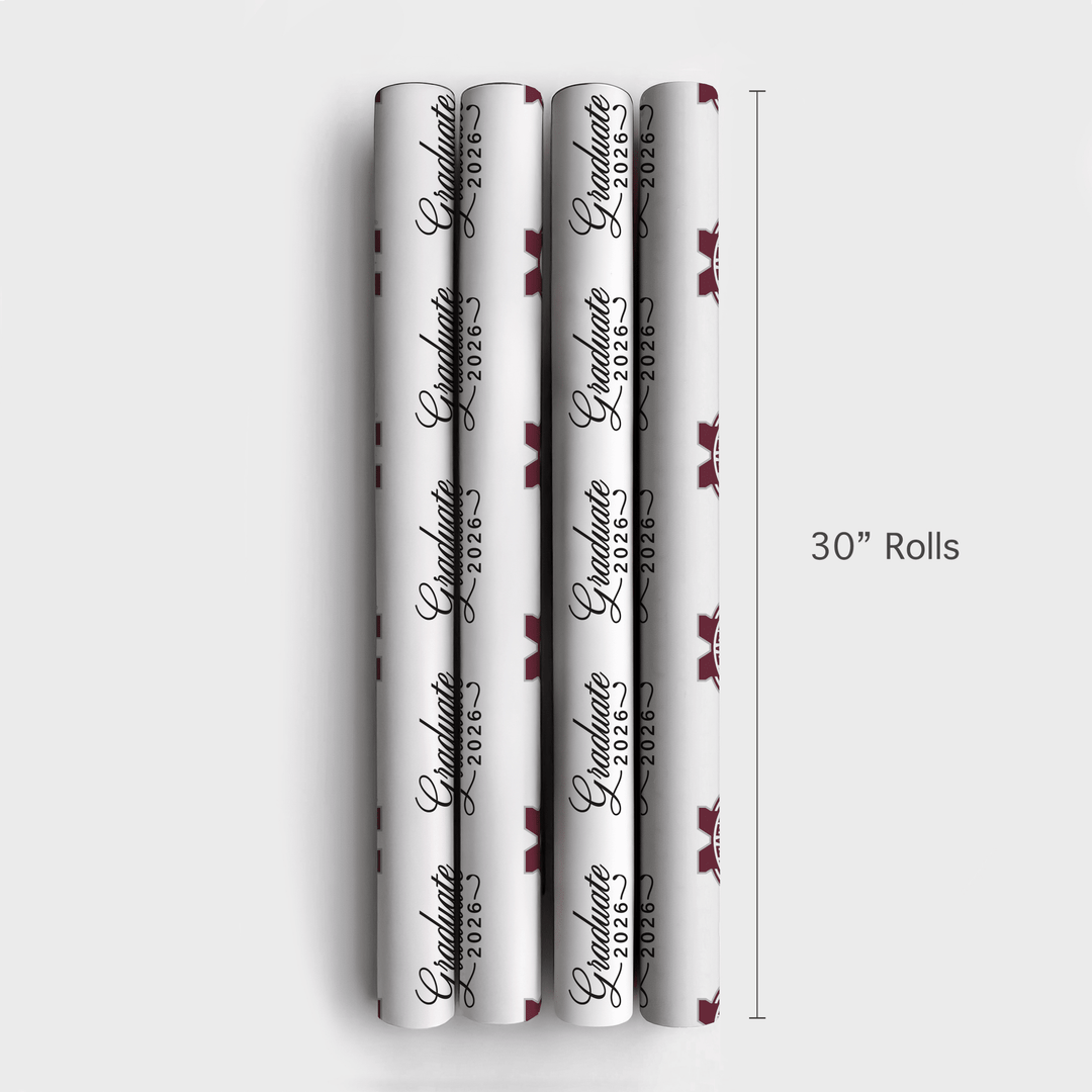 Mississippi State Graduate 2026 - Wrapping Paper - Aspen & Arlo