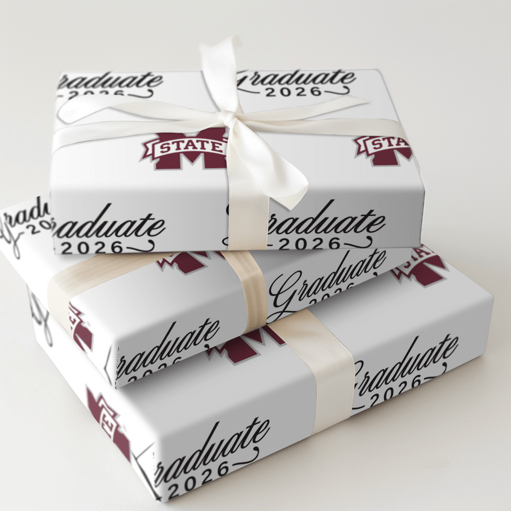 Mississippi State Graduate 2026 - Wrapping Paper - Aspen & Arlo