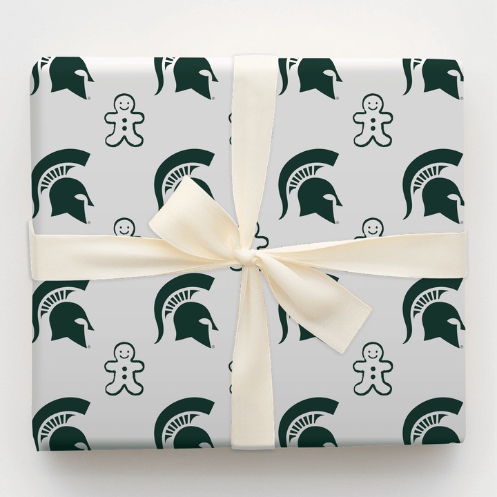 Michigan State Gingerbread - Wrapping Paper - Aspen & Arlo