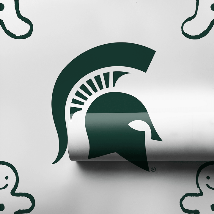 Michigan State Gingerbread - Wrapping Paper - Aspen & Arlo