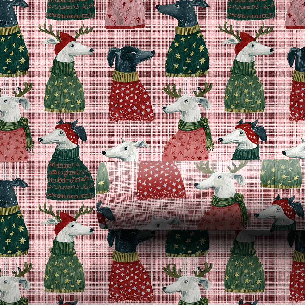 Santa Sweater Pups