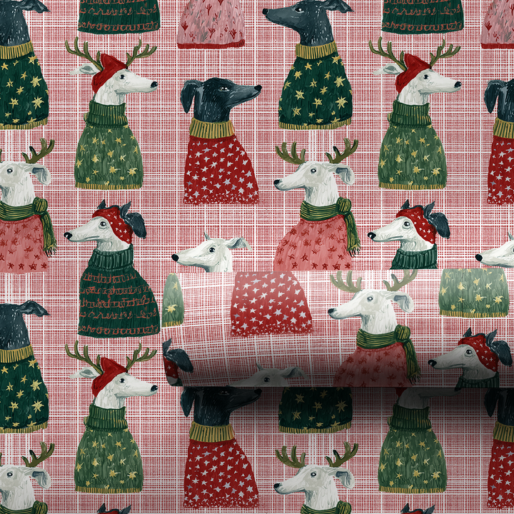 Santa Sweater Pups