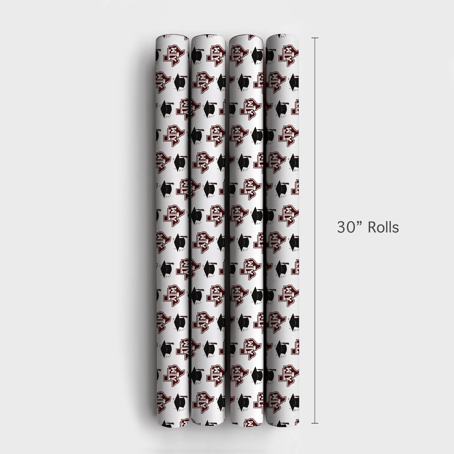 Hats of to the A&M Grad - Wrapping Paper - Aspen & Arlo