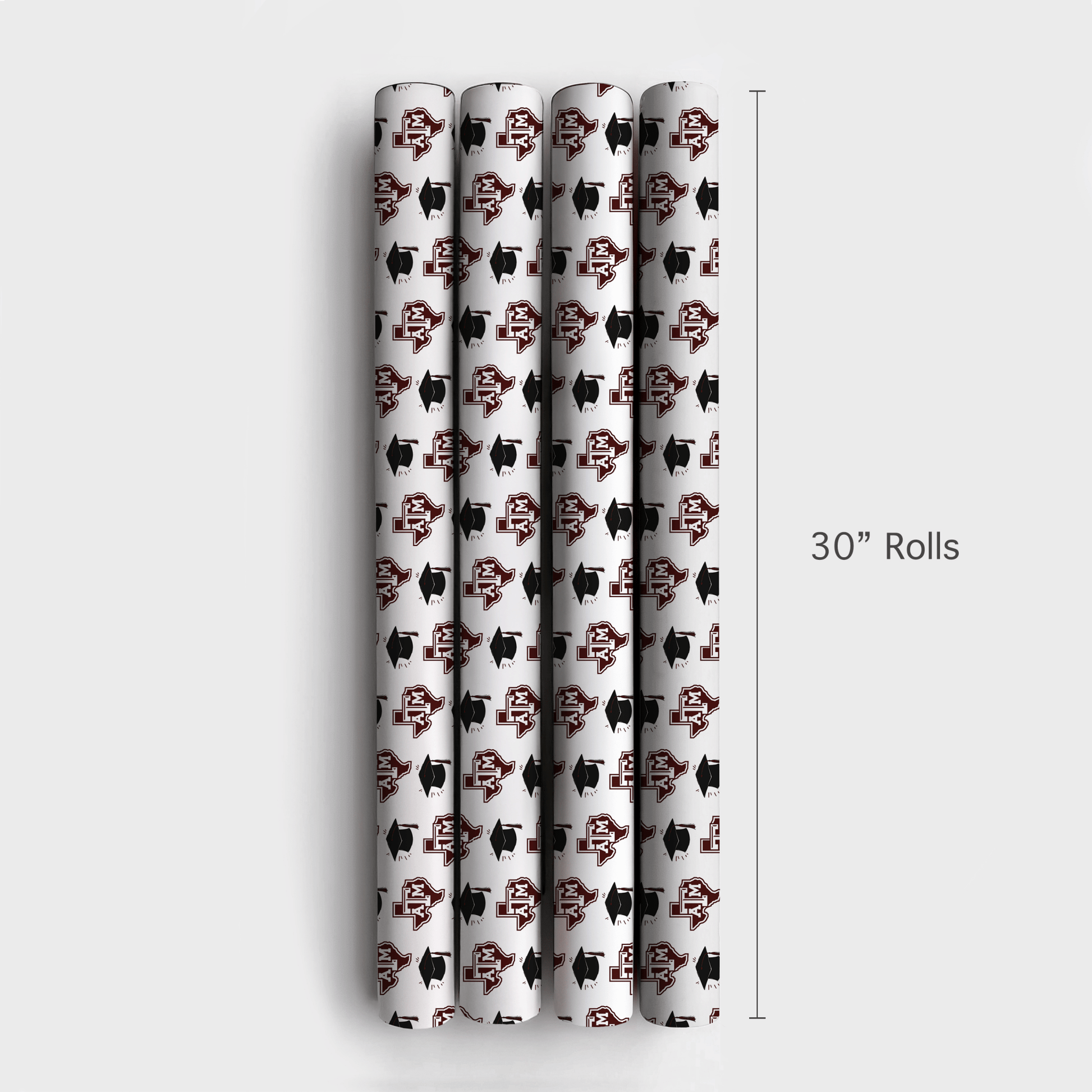 Hats of to the A&M Grad - Wrapping Paper - Aspen & Arlo