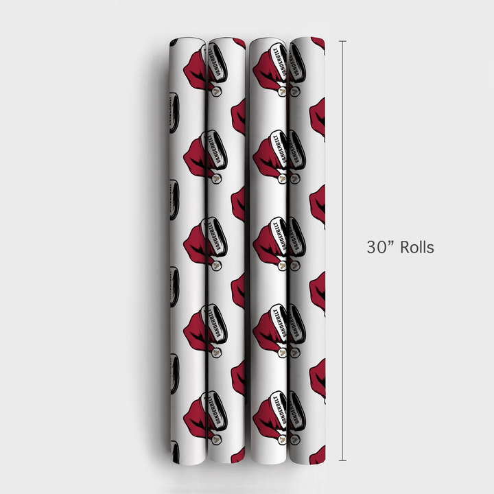 Ivy League Santa - Wrapping Paper - Aspen & Arlo
