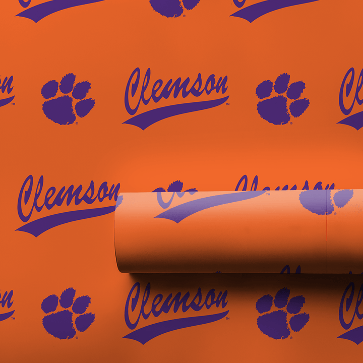 Clemson Curve - Wrapping Paper - Aspen & Arlo