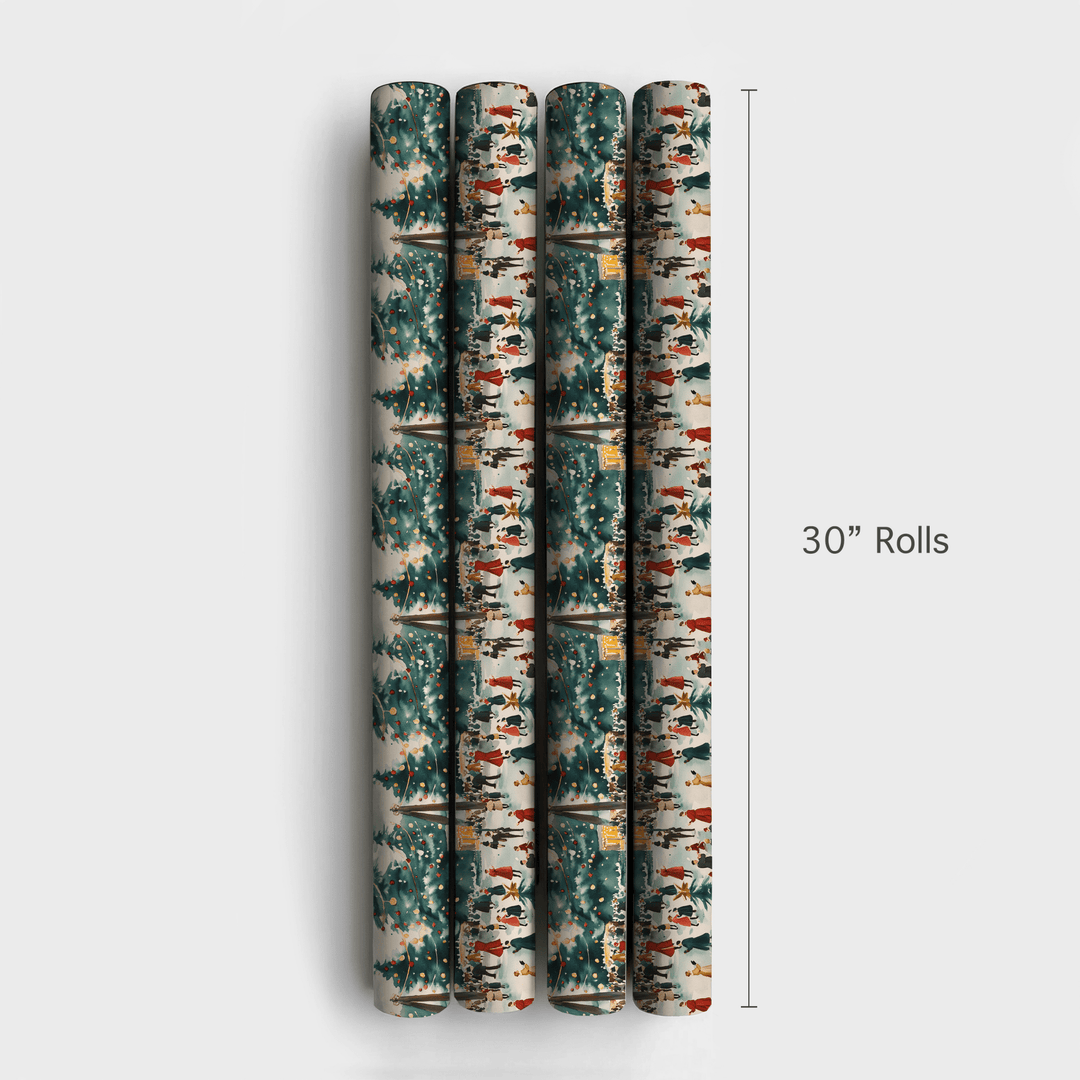 Town Square Wishes - Wrapping Paper - Aspen & Arlo