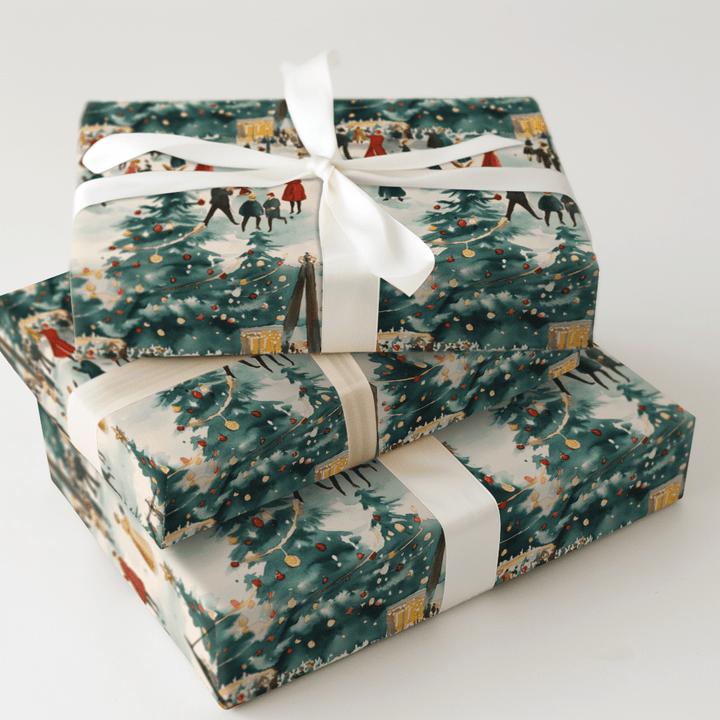 Town Square Wishes - Wrapping Paper - Aspen & Arlo