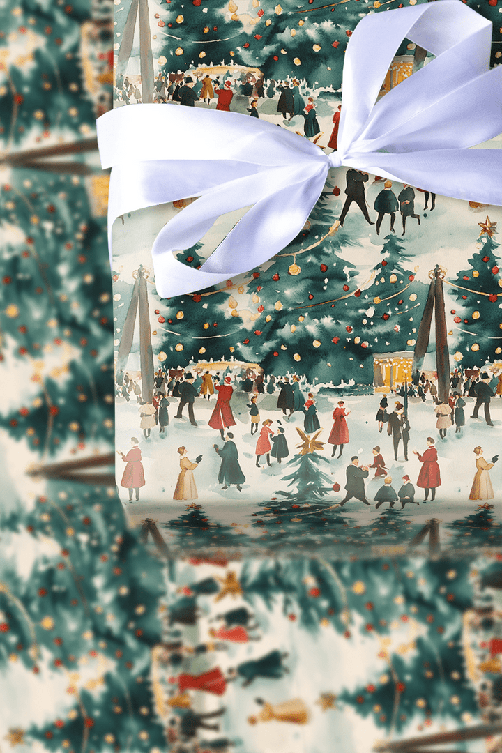 Town Square Wishes - Wrapping Paper - Aspen & Arlo