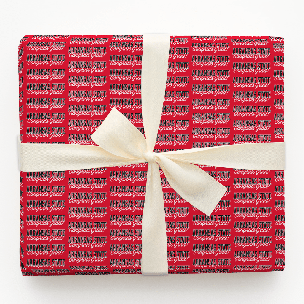 Congrats Arkansas State Grad - Wrapping Paper - Aspen & Arlo
