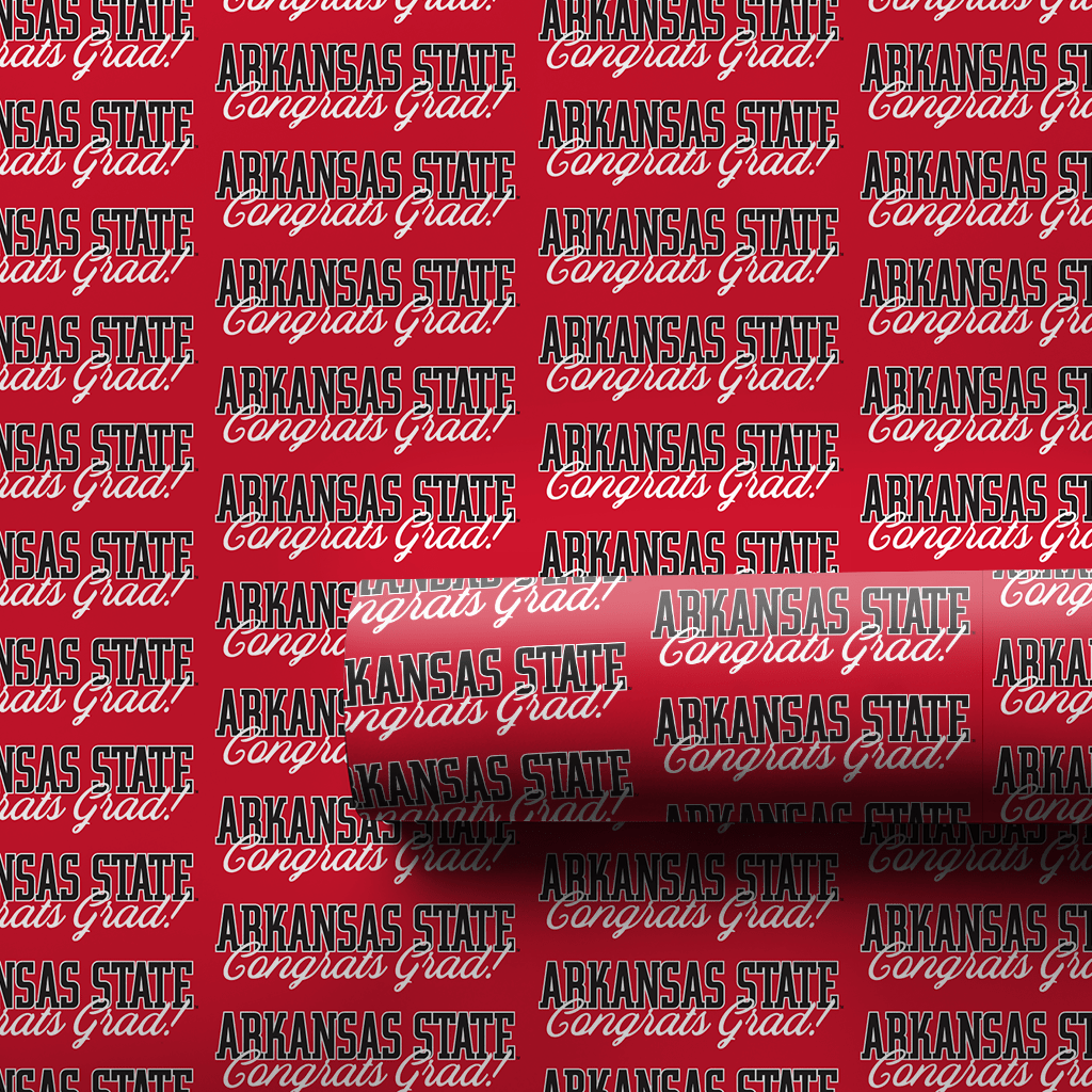 Congrats Arkansas State Grad - Wrapping Paper - Aspen & Arlo