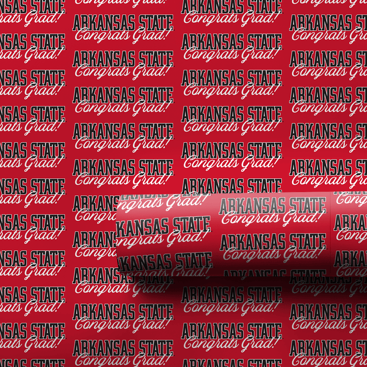 Congrats Arkansas State Grad - Wrapping Paper - Aspen & Arlo